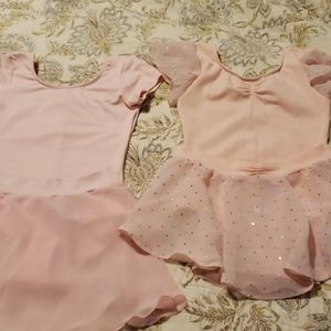 2 Bloch Leotards and a Bloch and a capezio skirt